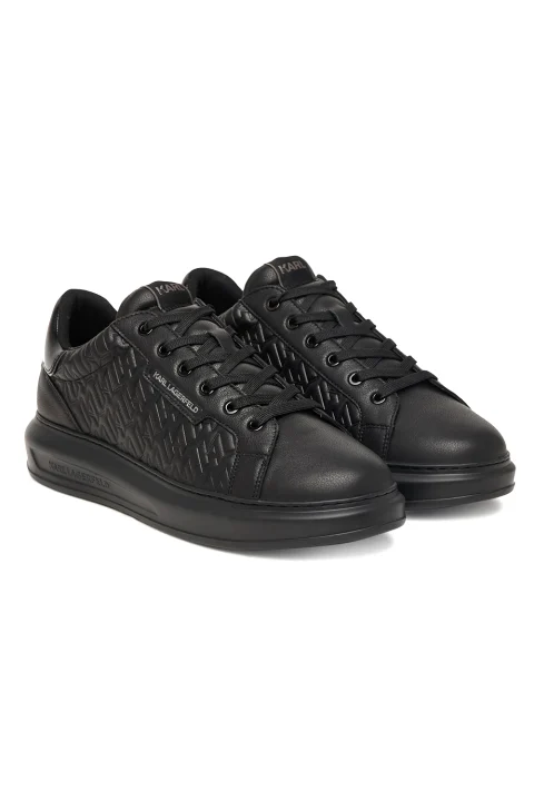 Sneakers Kapri Mens Monogram Rpt Lo KL52549T 00x-black lthr / mono — снимка 2