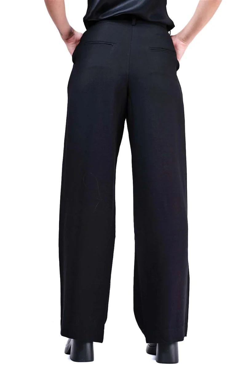 Панталон "Draped Out" Straight Pants W231504 12052-black — снимка 2