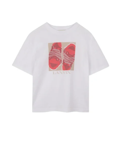 Тишърт с принт Lanvin Kids