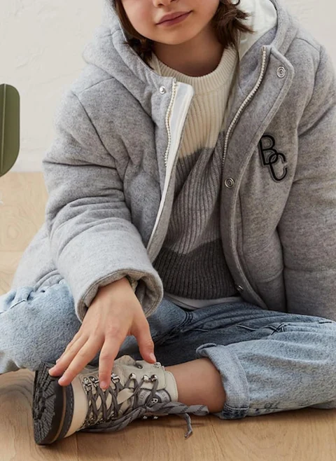 Кашмирен пуловер с райе Brunello Cucinelli Kids — снимка 4
