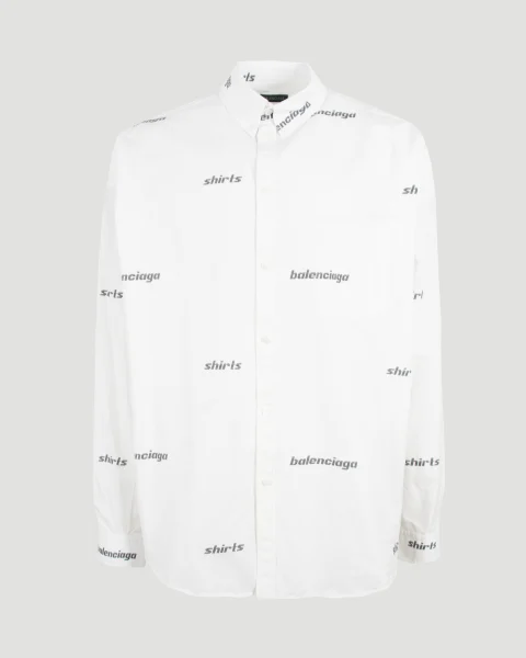 All Over Monogram Shirt in White