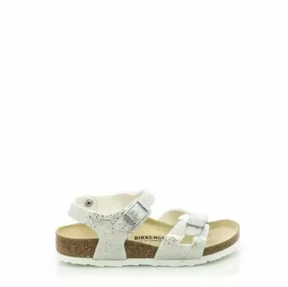 Детски сандали момиче BIRKENSTOCK – 1022240 RIO COSMIC SPARKLE WHITE