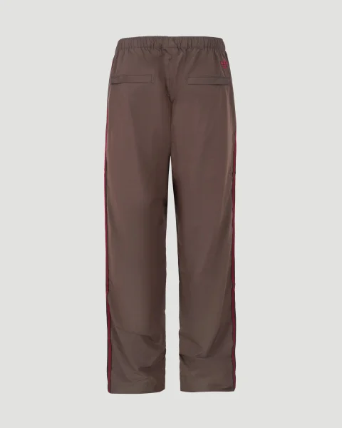 Nylon Track Pants in Brown — снимка 2