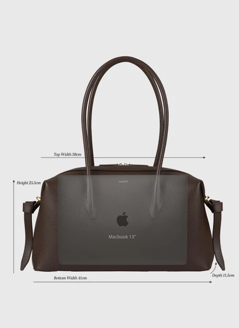 Велурена чанта 'Brioche Duffle' Yuzefi — снимка 4
