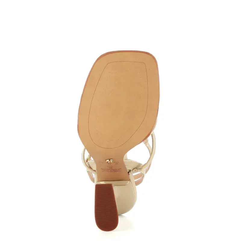Дамски Сандали На Ток CECCONELLO – 2718009 OFF WHITE — снимка 3