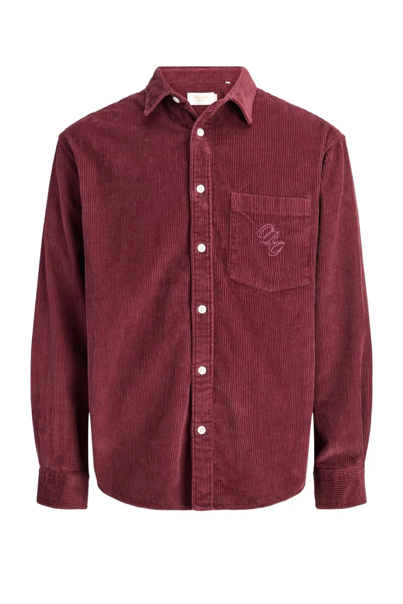 Риза Jorfrederiksberg Overshirt 12298514 19-1526 TCX chocolate truffle