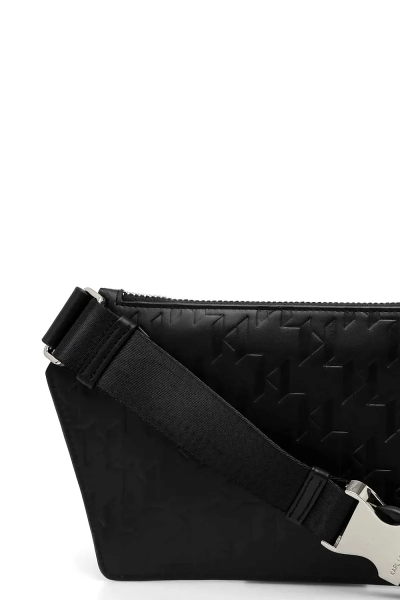 Чанта K/Loom Leather Bumbag A1M30004 999 black — снимка 2