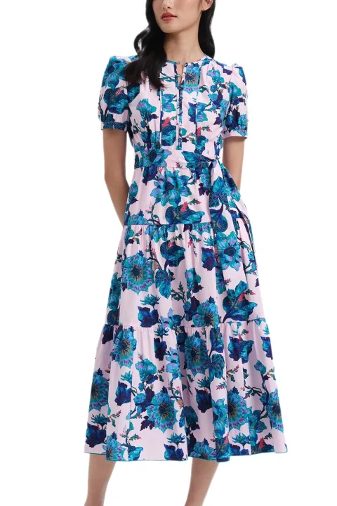 Рокля Dvf Frankie Dress DVFDS1R025ASLTQ astrantia lg goddess turq