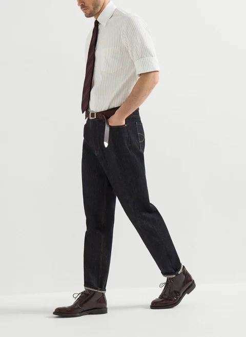 Деним 'Casual silhouette' Brunello Cucinelli