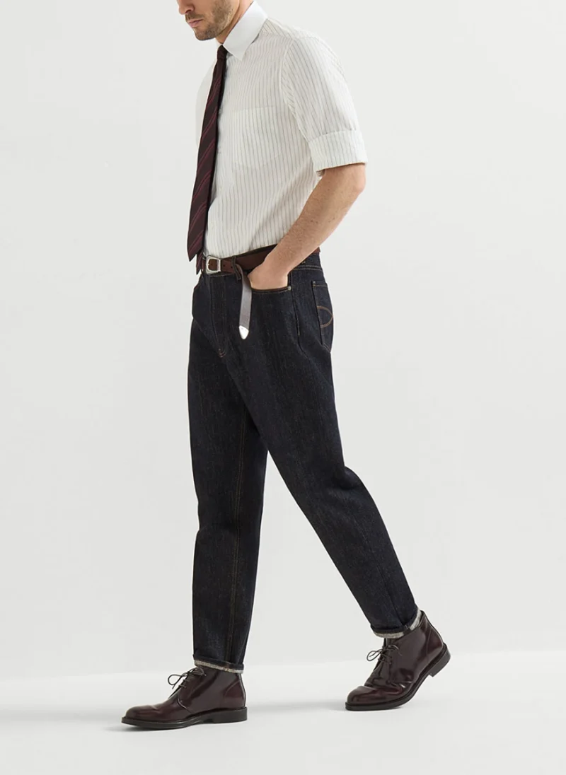 Деним 'Casual silhouette' Brunello Cucinelli