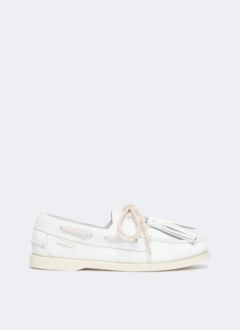 Кожени мокасини 'Boat' Weekend Max Mara Wkadockside2 — снимка 7