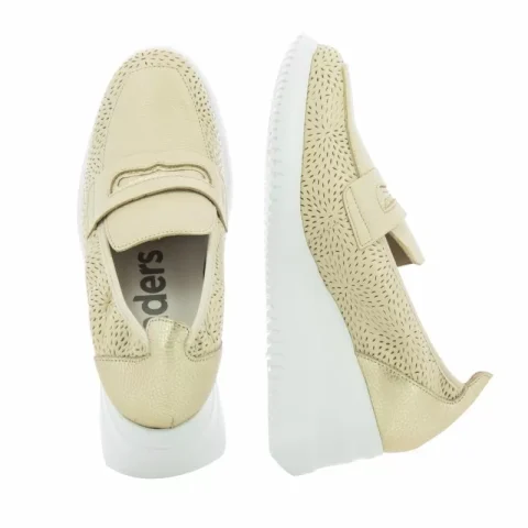 Дамски Обувки На Платформа WONDERS – G-6624 COSLADA CREAM — снимка 5