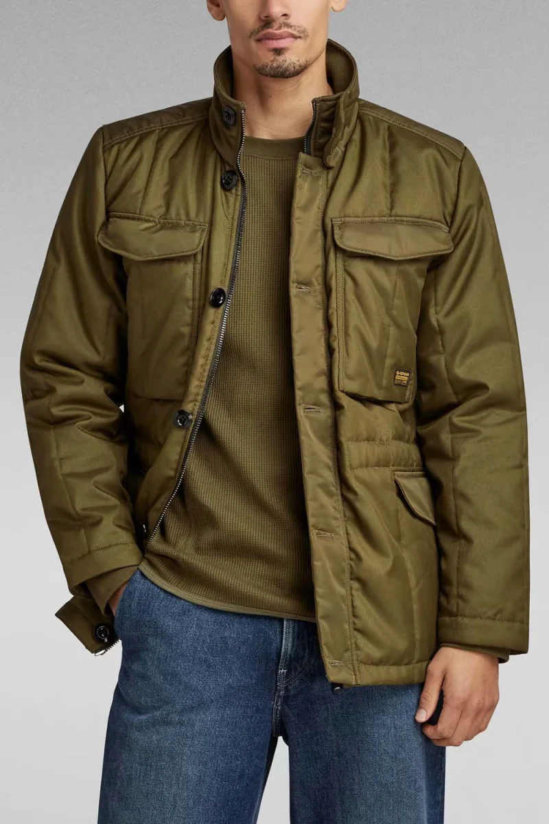 Яке Field Jkt D23647-D415-G147 g147-dark olive/asfalt — снимка 2