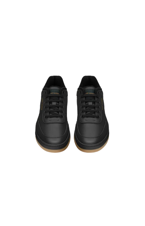 SL/61 Sneakers in Black Smooth Leather — снимка 2