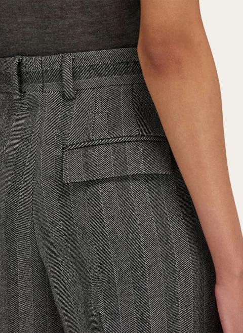 Панталон `Tailored in chevron` Ferragamo — снимка 5