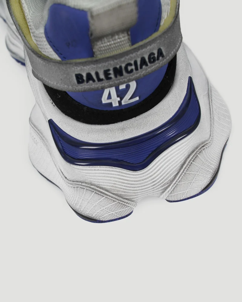 Cargo Sneaker in Grey, White & Blue — снимка 4