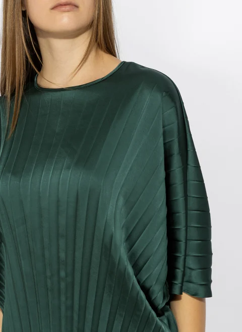 Блуза с плисиран дизайн Weekend Max Mara Wkdaureo — снимка 5