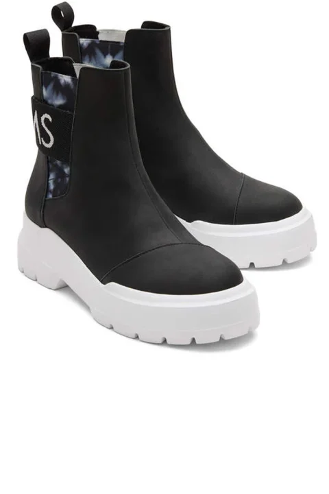 Ботуши Black Lthr/Tie Dye Wm Combat Boot 10018937 blk — снимка 2