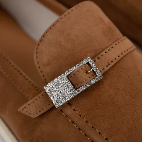 Дамски мокасини велур Le Silla — снимка 10