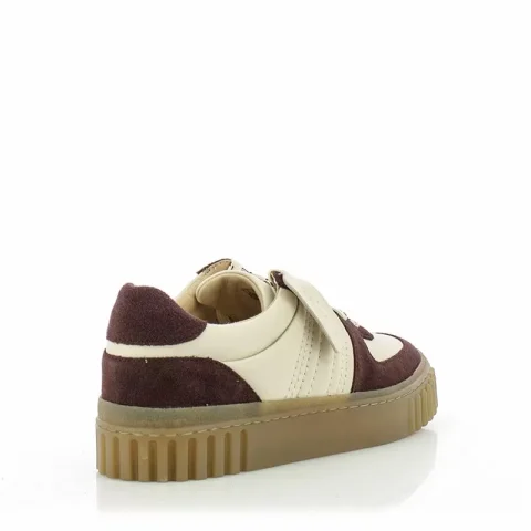 Дамски Сникърс CLARKS – 26185508 MAYHILL LACE BURGUNDY COMBI — снимка 2