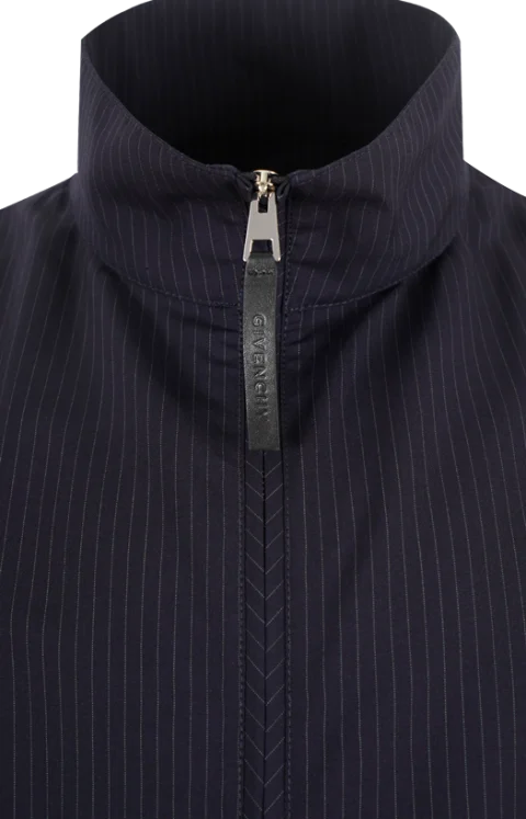 Striped Zipped Blouson — снимка 2