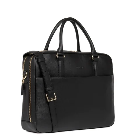 Дамска черна бизнес чанта Mademoiselle Business LANCASTER — снимка 7