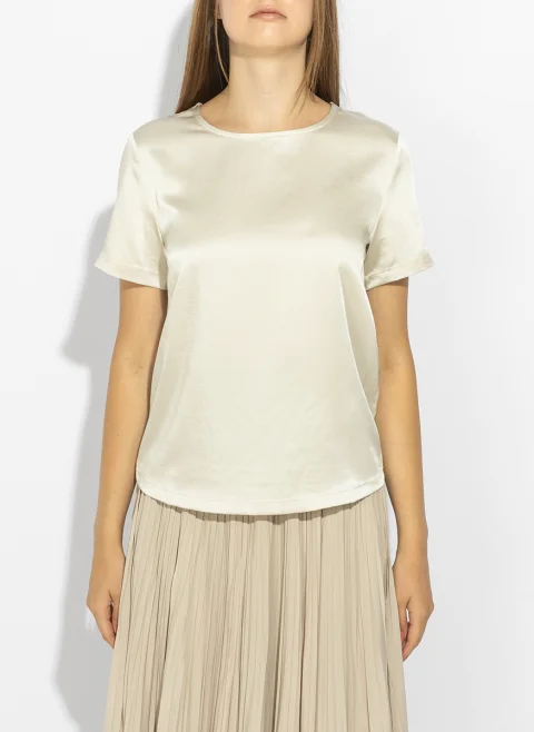 Блуза от сатенирана материя Weekend Max Mara Wkdgilbert — снимка 5