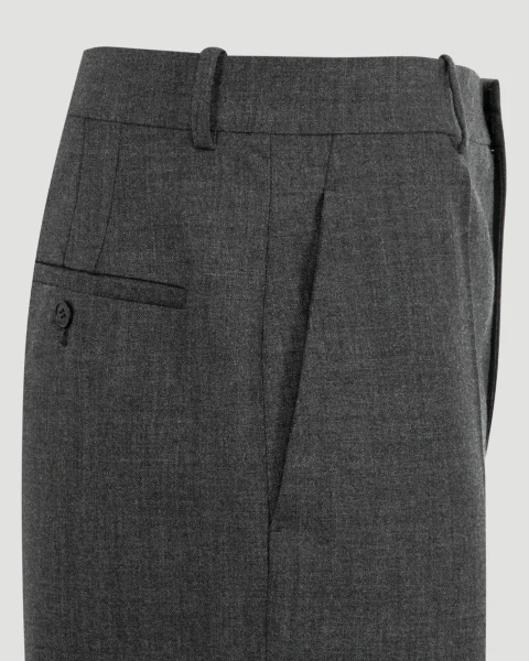 Grey Pants in Wool — снимка 3