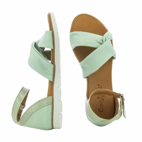 Дамски Равни Сандали COCO ABRICOT – V2709B ACQUA — снимка 5