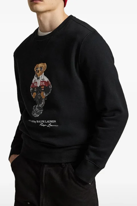 Суичър Seasonal Fleece-Knt 710B28740001 001 black — снимка 2