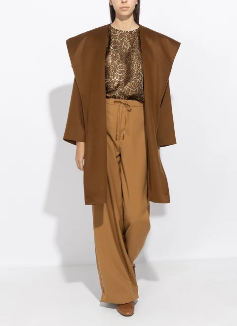 Палто от фина вълна 'Robe style' Max Mara Studio Mstnewmang — снимка 3