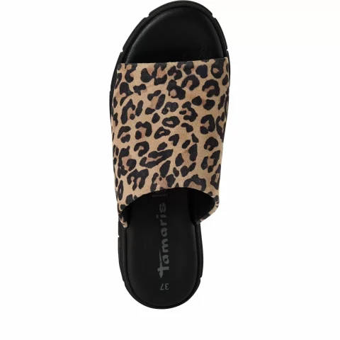 Дамски Равни Чехли TAMARIS – 1-27252-42-360 LEOPARD — снимка 5