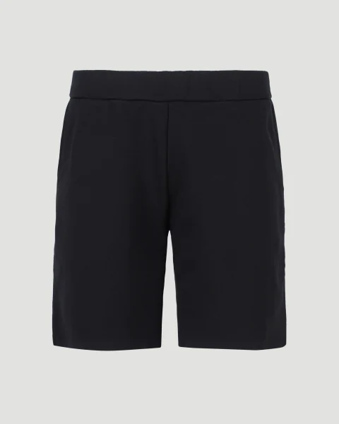Cotton Shorts in Black