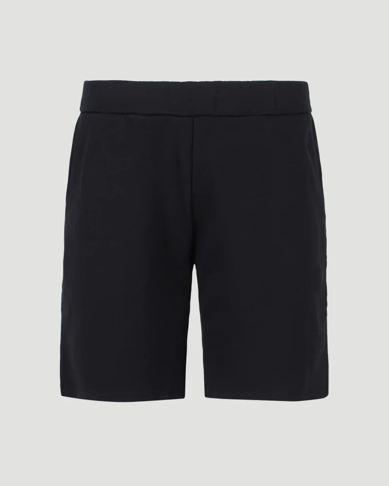 Cotton Shorts in Black