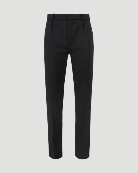 Tuxedo Pants in Black