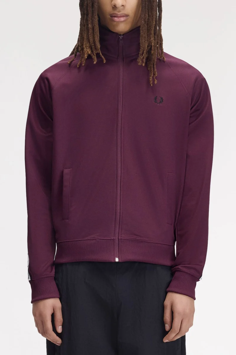 Жилетка Contrast Tape J5557 37C plum — снимка 2