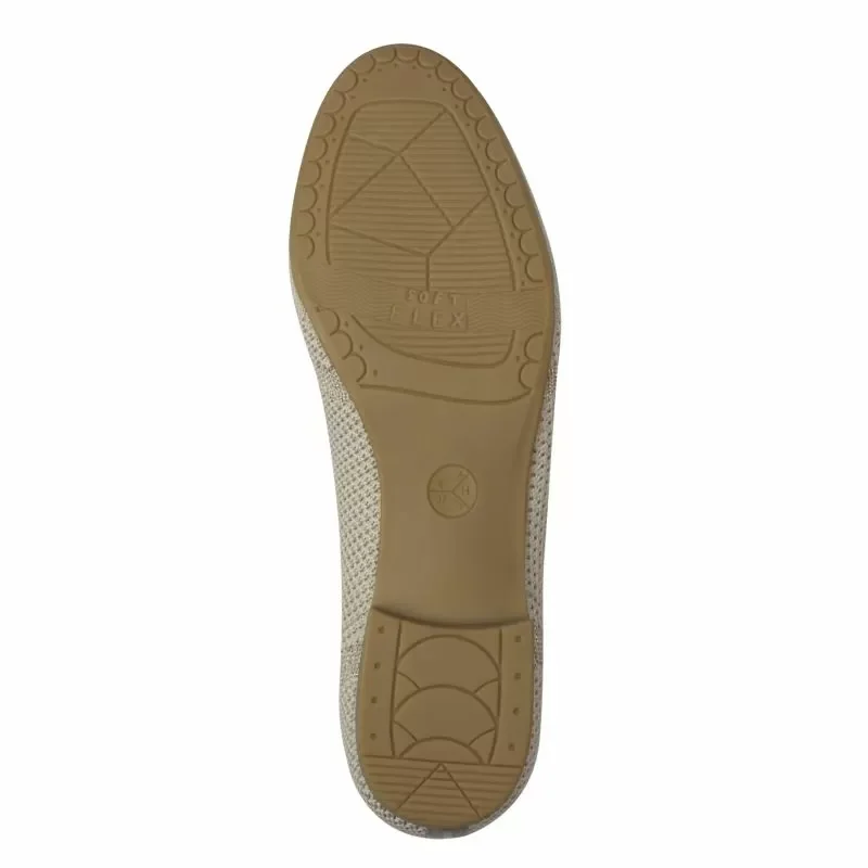 Дамски Лоуфър Jana Softline – Jana Softline BEIGE/GOLD — снимка 6