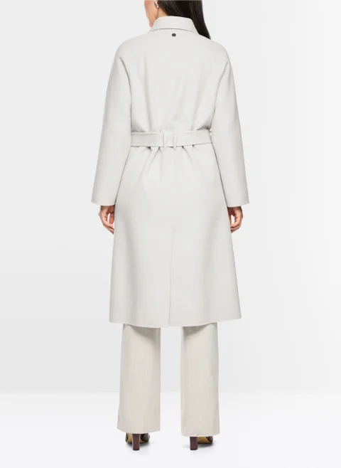 Палто от вълна с кожени детайли Marc Cain Collections — снимка 10