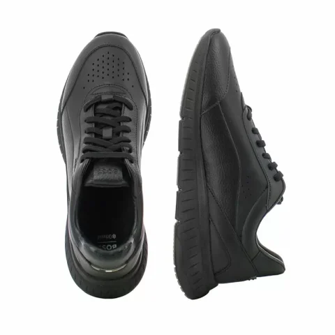 Мъжки Сникърс BOSS – 50552902 TITANIS SLON LTGRMX BLACK — снимка 5