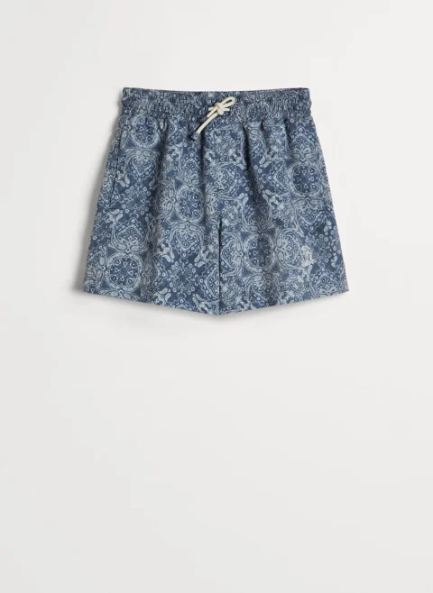 Бански с Paisley принт Brunello Cucinelli Kids 8-10 — снимка 3
