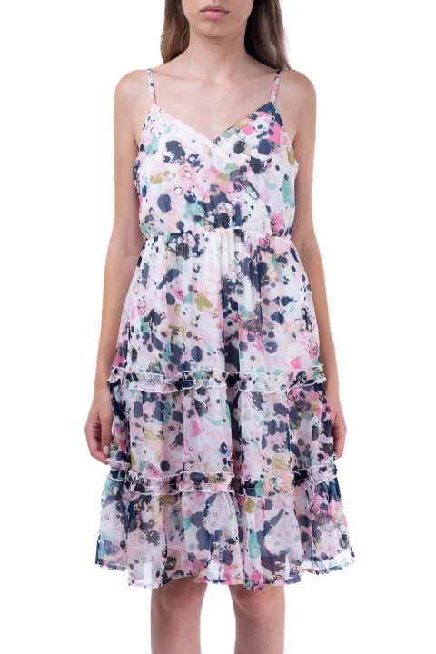 Рокля Vmkaya Short Singlet Frill Dress Wvn Ga 10267345 11-0602 tcx snow white