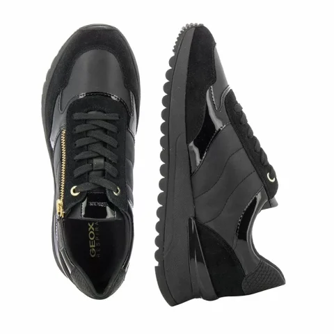 Дамски Сникърс GEOX – D4600A D DESYA BLACK — снимка 5