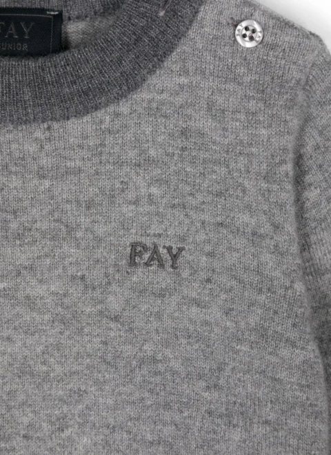 Пуловер с кашмир Fay — снимка 3