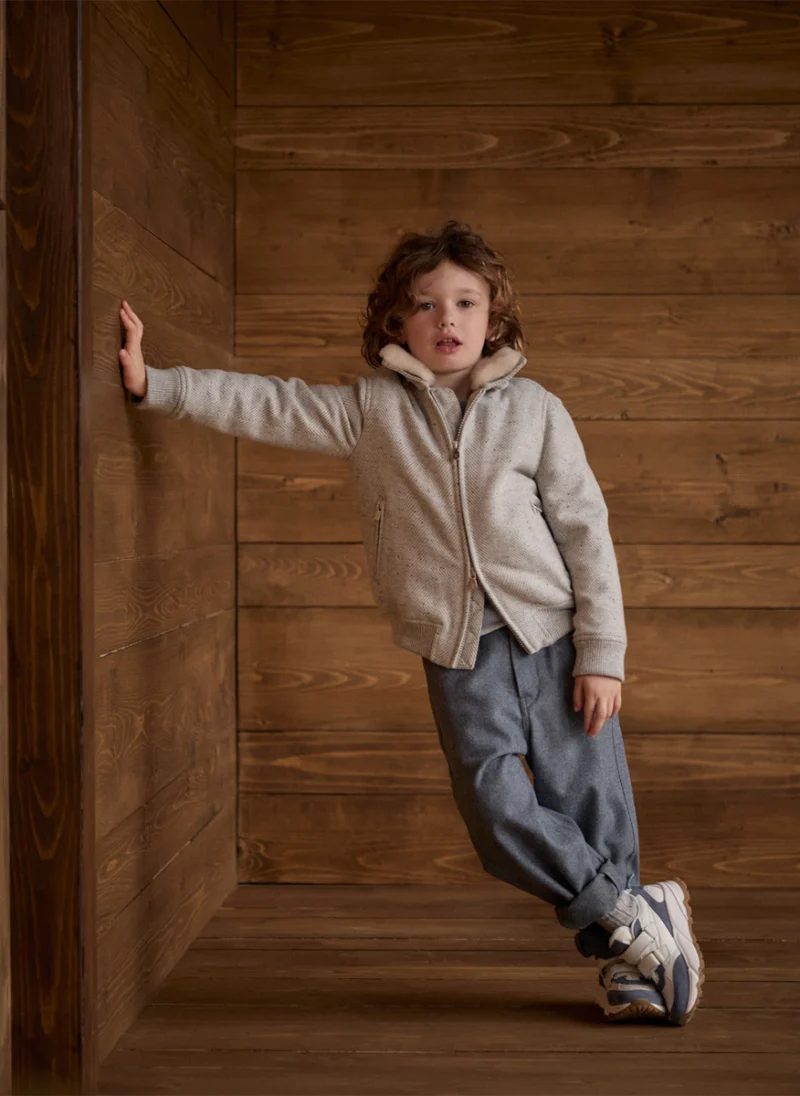 Панталон от вълна 'Functional look' Brunello Cucinelli Kids 12 — снимка 5