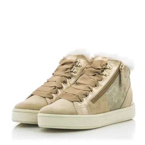 Дамски Сникърс GEOX – D26FFC 0BS22 D LEELU LT TAUPE — снимка 3