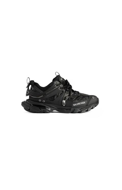 Women's Track Zip Sneaker in Black