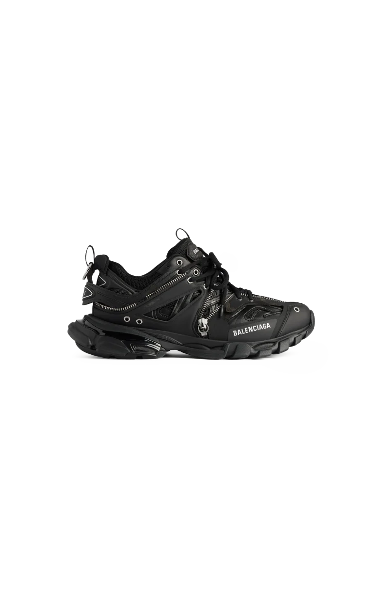 Women's Track Zip Sneaker in Black
