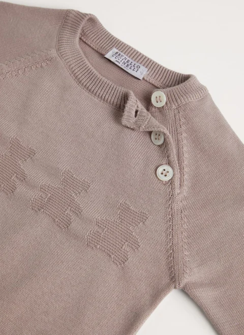 Пуловер 'Bernie' Brunello Cucinelli Kids — снимка 3