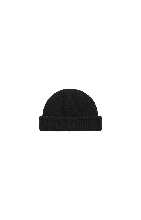 Wool Beanie in Black — снимка 2