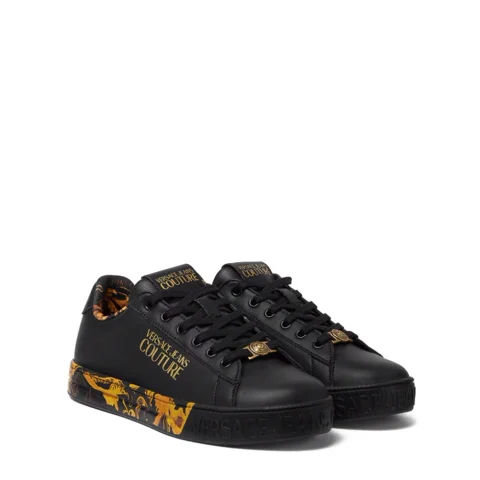 Дамски черни кецове VERSACE JEANS — снимка 5